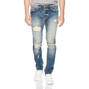 Hudson Jeans Vaughn Ankle Zip Destroy 32 MSRP $238